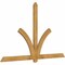 Ekena Millwork Redmond Rough Sawn Timber Gable Bracket, Western Red Cedar, 84"W x 53"H x 2"D x 4"F, 15/12 Pitch GBW084X53X0204RED00RWR - alternate 4